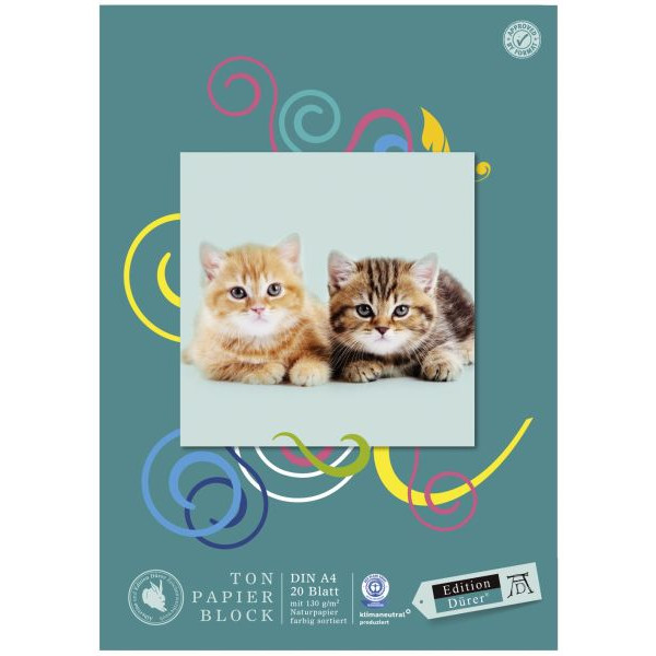 9002244816479 - Tonzeichenpapierblock Edition Dürer A4 farbig sortiert 20 Blatt 053624000 9002244816479 Staufen