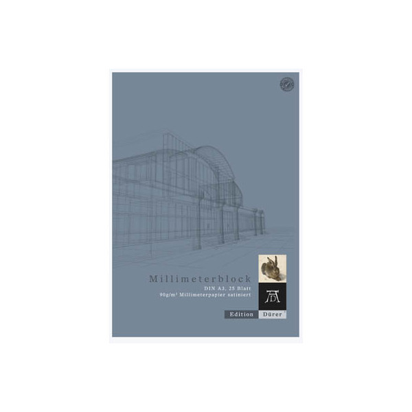 9002244151006 -  Millimeterpapierblock A3 25BL 9002244151006 Format-X