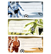 Schuletiketten Fu&szlig;ball