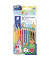 Farbstiftetui jumbo 10 Farben + Spitzer