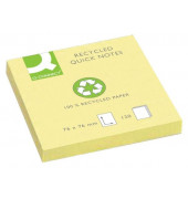 Haftnotizen KF05609, 76x76mm, gelb, quadratisch