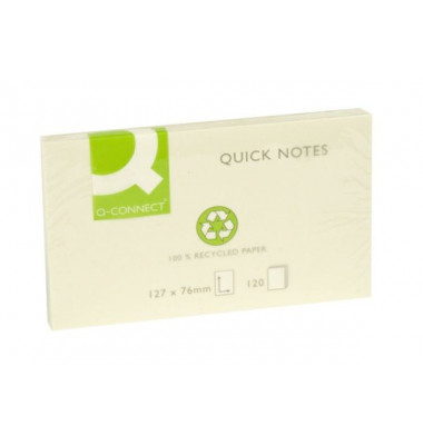 Haftnotizen KF05610, 76x127mm, gelb, rechteckig