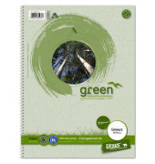 Collegeblock 608571010 Green, Baum, Lineatur 6 / liniert, A4, 60g, grün, 80 Blatt