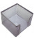 Zettelbox KF00881, KF00881, 98x80x98mm, silber, Metall