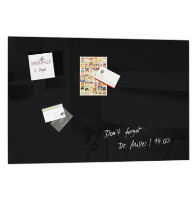 Glas-Magnetboard artverum, GL 120, 48x48cm, Glas, # Rahmen