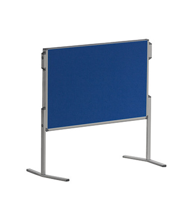 Moderationstafel Pro MT880303, 120x150cm, Filz + Filz (beidseitig), pinnbar, klappbar, blau + blau Moderationstafel Pro MT880303, 120x150cm, Filz + Filz (beidseitig), pinnbar, klappbar, blau + blau