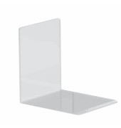 Buchstützen 3513305 8x10x10cm (BxTxH) Acryl glasklar