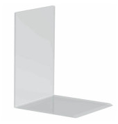 Buchstützen 3513905 15x16x21cm (BxTxH) Acryl glasklar