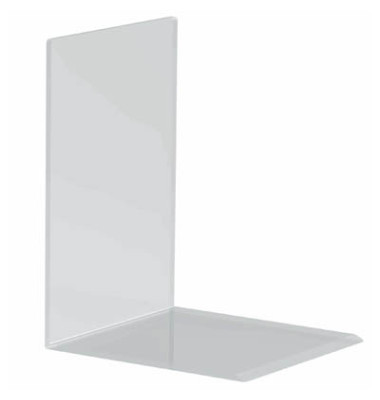 Buchstützen 3513905 15x16x21cm (BxTxH) Acryl glasklar