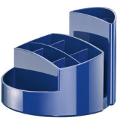 Stiftek&ouml;cher RONDO blau 9 F&auml;cher