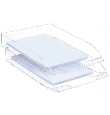Briefablage Confort A4 / C4 glasklar staplebar