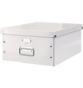 Aufbewahrungsbox Click & Store WOW 6045-00-01, 36 Liter, mit Deckel, au&szlig;en 484x369x200mm, Karton wei&szlig;