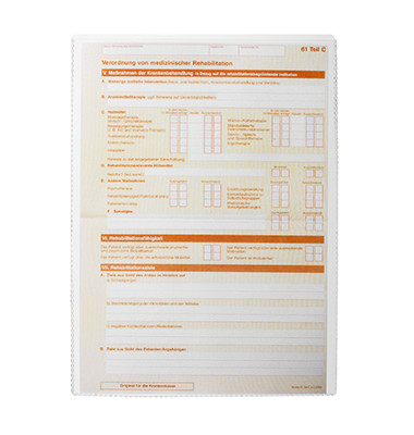 Ausweissteckhülle A5 transp.