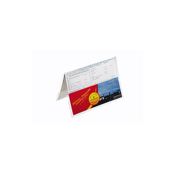 10 x Durable Schutz- und Ausweishülle 296x210mm transparent