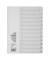 Kartonregister 31005-08, 1 bis 12, A4, 160 g/m², weiße Taben, 12-teilig