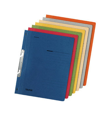Einhakhefter Einhakhefter 80003999, A4 blau halber Vorderdeckel, Karton 250g
