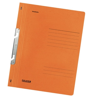 Einhakhefter - 80000870, A4 orange ganzer Vorderdeckel, Manilakarton RC 250g