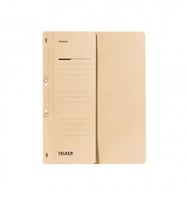 &Ouml;senhefter Manila - RC - Serie 80003833, A4 chamois halber Vorderdeckel, Recyclingkarton 250g