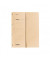 Ösenhefter 80003833, A4 chamois halber Vorderdeckel, Recyclingkarton 250g