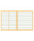 W&ouml;rterheft 060551059 FORMATI, Lineatur W9 / Schreiblern-Lineatur / 2 Spalten, Quart, 80g, rot, 20 Blatt / 40 Seiten