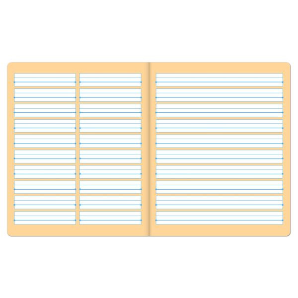 2 Stück Staufen Wörterheft 060551059 FORMATI, Lineatur W9 / Schreiblern-Lineatur / 2 Spalten, Quart, 80g, rot, 20 Blatt / 40 Seiten 900224485737