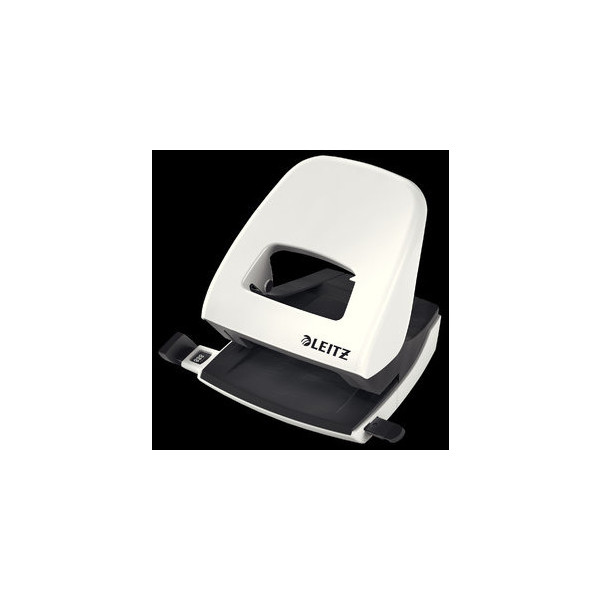 4002432393176 - Bürolocher New NeXXT WOW 5008-20-01 perlweiß bis 3mm 30 Blatt mit Anschlagschiene 4002432393176 Leitz