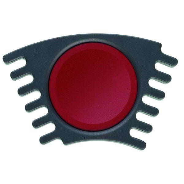 5 Stück Faber-Castell Farbkastenersatzfarbe Connector, 125026, Wasserfarbe, karminrot 4005401250265 Faber-Castell