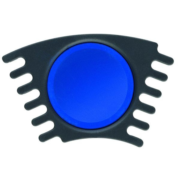 5 Stück Faber-Castell Farbkastenersatzfarbe Connector, 125043, Wasserfarbe, ultramarinblau 4005401250432 Faber-Castell