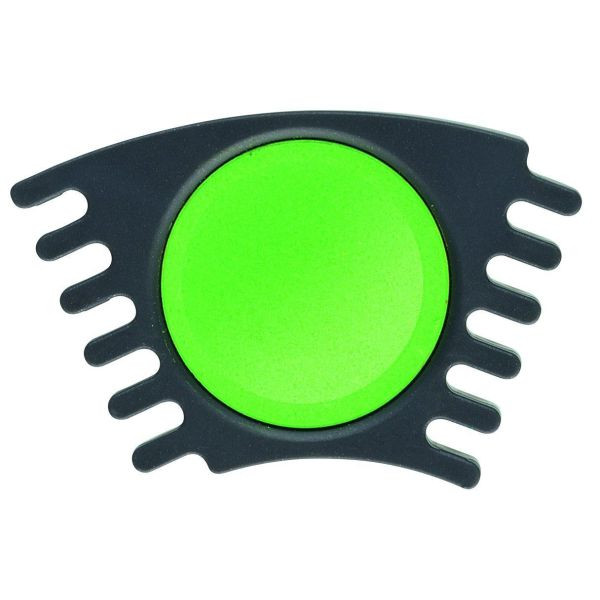 5 Stück Faber-Castell Farbkastenersatzfarbe Connector, 125066, Wasserfarbe, gelbgrün 4005401250661 Faber-Castell