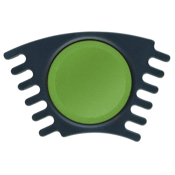 5 Stück Faber-Castell Farbkastenersatzfarbe Connector, 125074, Wasserfarbe, olivgrün 4005401250746 Faber-Castell