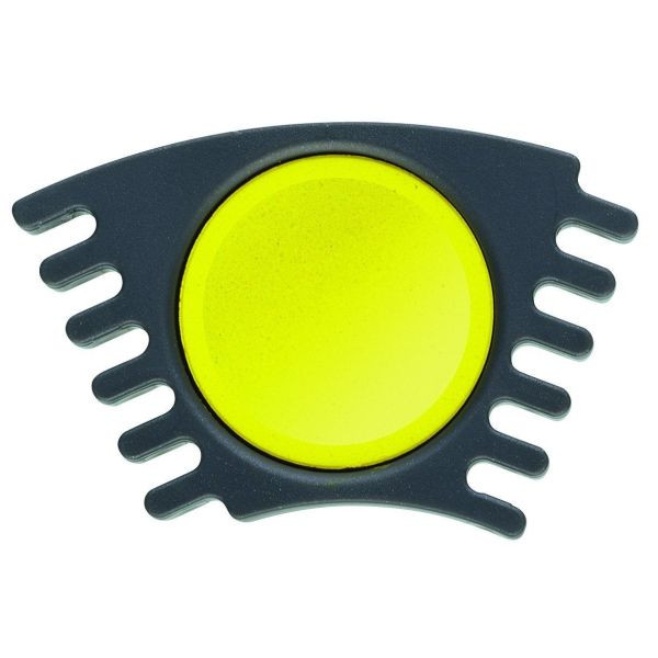 5 Stück Faber-Castell Farbkastenersatzfarbe Connector, 125004, Wasserfarbe, zitronengelb 4005401250043 Faber-Castell