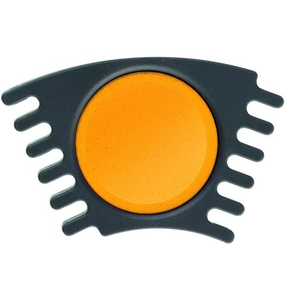 5 Stück Faber-Castell Farbkastenersatzfarbe Connector, 125009, Wasserfarbe, indischgelb 4005401250098 Faber-Castell