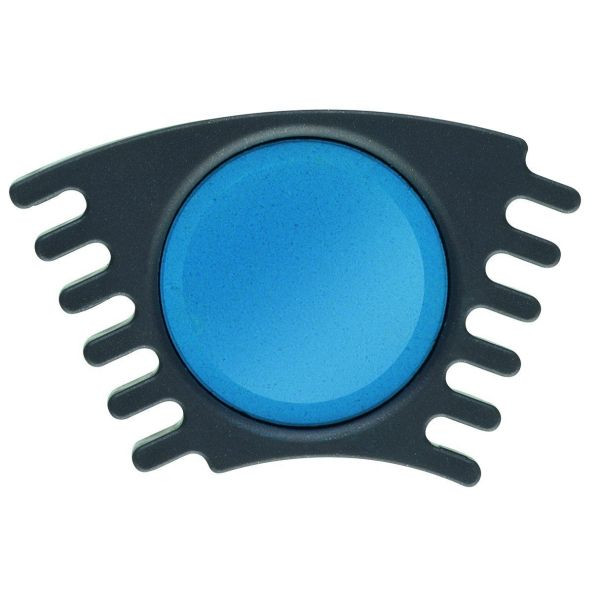 5 Stück Faber-Castell Farbkastenersatzfarbe Connector, 125053, Wasserfarbe, cyanblau 4005401250531 Faber-Castell