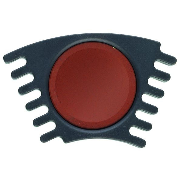 5 Stück Faber-Castell Farbkastenersatzfarbe Connector, 125087, Wasserfarbe, siena gebrannt 4005401250876 Faber-Castell