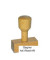 Holzstempel Gegner hat Abschrift