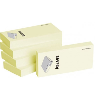 bedruckte Haftnotizen "Ablage" bedruckte Haftnotizen "Ablage"