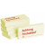 Haftnotizen bedruckt 1301010153, Business Haftnotizen 1301010153, 75x35mm (HxB), gelb, "Achtung Fristablauf am", rechteckig, "Ac