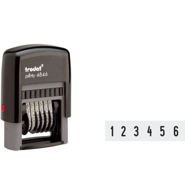 Nummernbänderstempel Printy