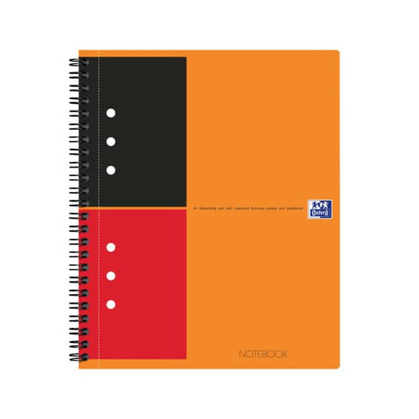 3020120012124 - Notizbuch 100102680 Notebook orange A5+ liniert 80g 80 Blatt   160 Seiten 3020120012124 Oxford
