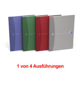 Notizbuch 100100923, Office Essentials, farbig sortiert, A4, kariert, 90g, 96 Blatt / 192 Seiten