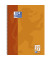 Collegeblock 100050360 Schule, Lineatur 27 / liniert mit Rand innen/außen, A4+, 90g, orange, 80 Blatt