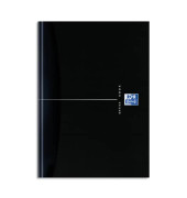 Notizbuch 100100905, Office Essentials, schwarz, A5, kariert, 90g, 96 Blatt / 192 Seiten