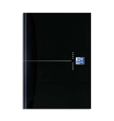 Notizbuch 100100745, Office Essentials, schwarz, A5, liniert, 90g, 96 Blatt / 192 Seiten