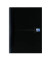 Notizbuch 100104227, Office Essentials, schwarz, A4, kariert, 90g, 96 Blatt / 192 Seiten