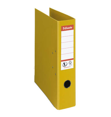 Ordner No.1 Power 811310, A4 75mm breit PP vollfarbig gelb