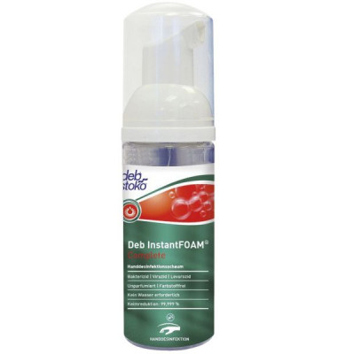 Handdesinfektion/Handdekontamination 2118653 Handdesinfektionsschaum 47ml, parf&uuml;mfrei, 47 ml, Pumpspender
