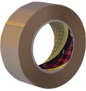 Packband 6890B386, 38mm x 66m, PVC, handabreißbar, leise abrollbar, braun