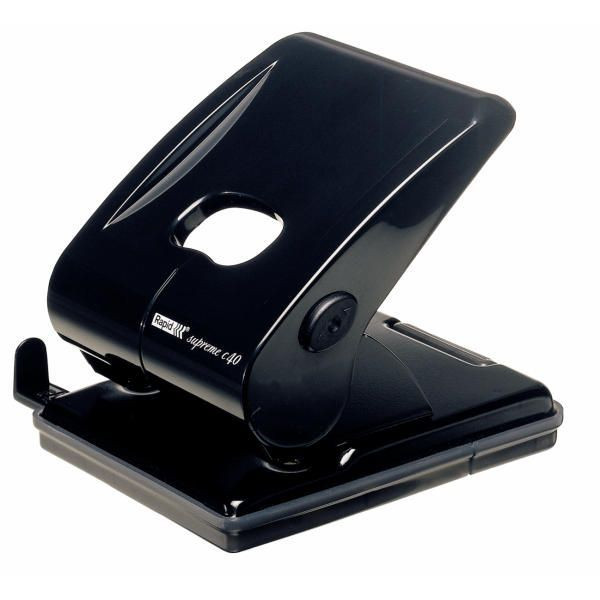 7313465978016 - Registraturlocher SC40 20597801 schwarz bis 4mm 40 Blatt mit Anschlagschiene 7313465978016 - Registraturlocher SC40 20597801 schwarz bis 4mm 40 Blatt mit Anschlagschiene