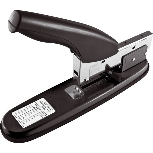 5705831022935 - Heftgerät KF02293 schwarz bis 100 Blatt für 23 6  23 8  23 10 + 23 13 5705831022935 Q-connect