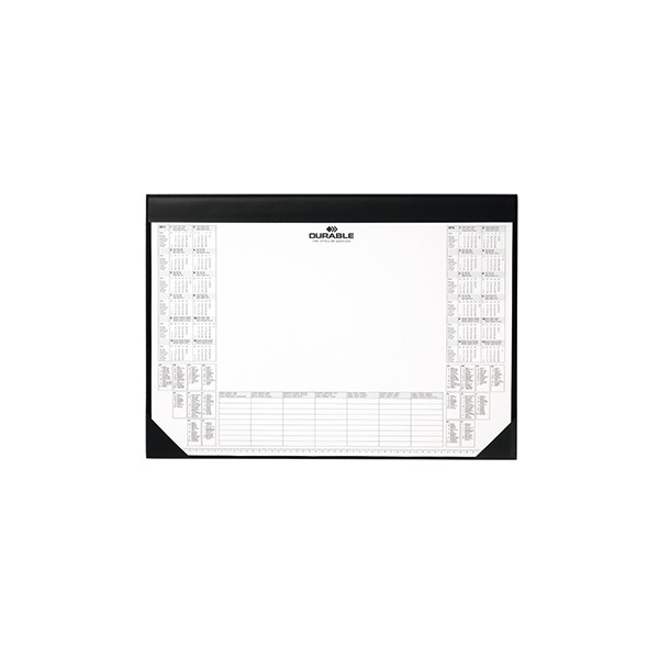Durable Schreibunterlage 7291-01 mit Kalenderblock schwarz 59x42cm  Kunststoff/Papier - Bürobedarf Thüringen